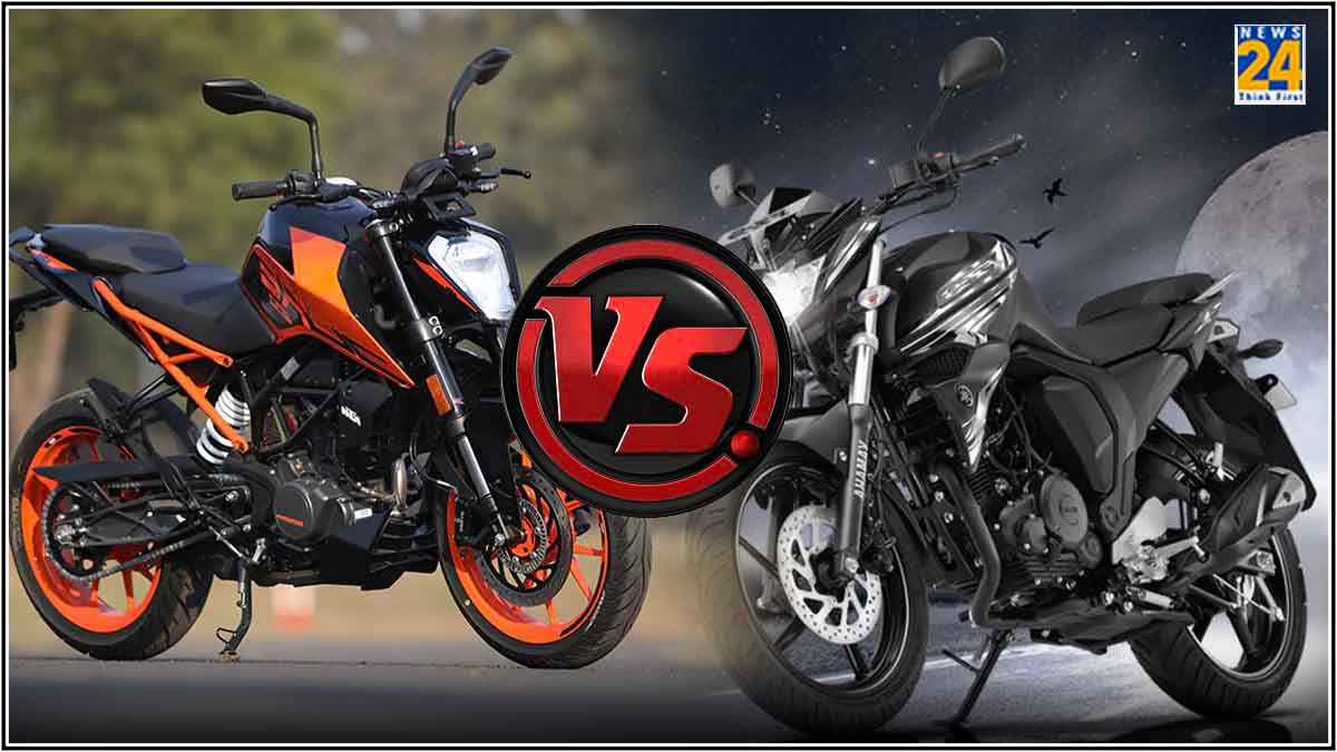KTM 200 Duke Vs Yamaha FZ S Fi