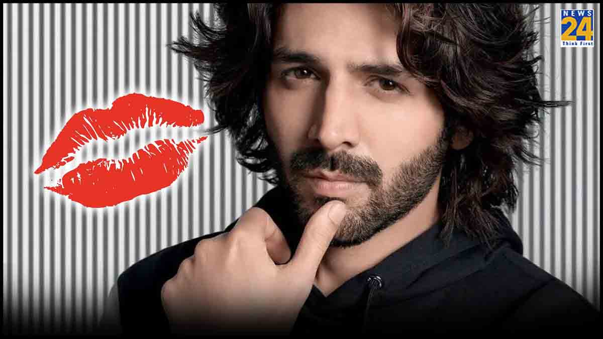 Kartik Aaryan Kissing Video Viral