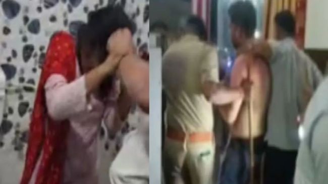 Kasganj Couple hotel caught Kasganj Couple hotel caught