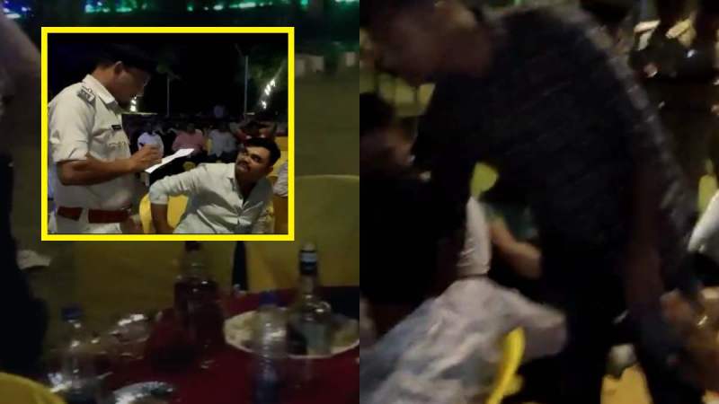 MP Police Late Night Raid in Rave Party