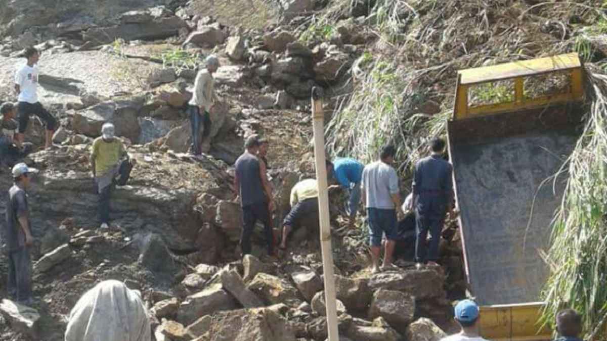 Mizoram Aizawl Stone Mine Landslide