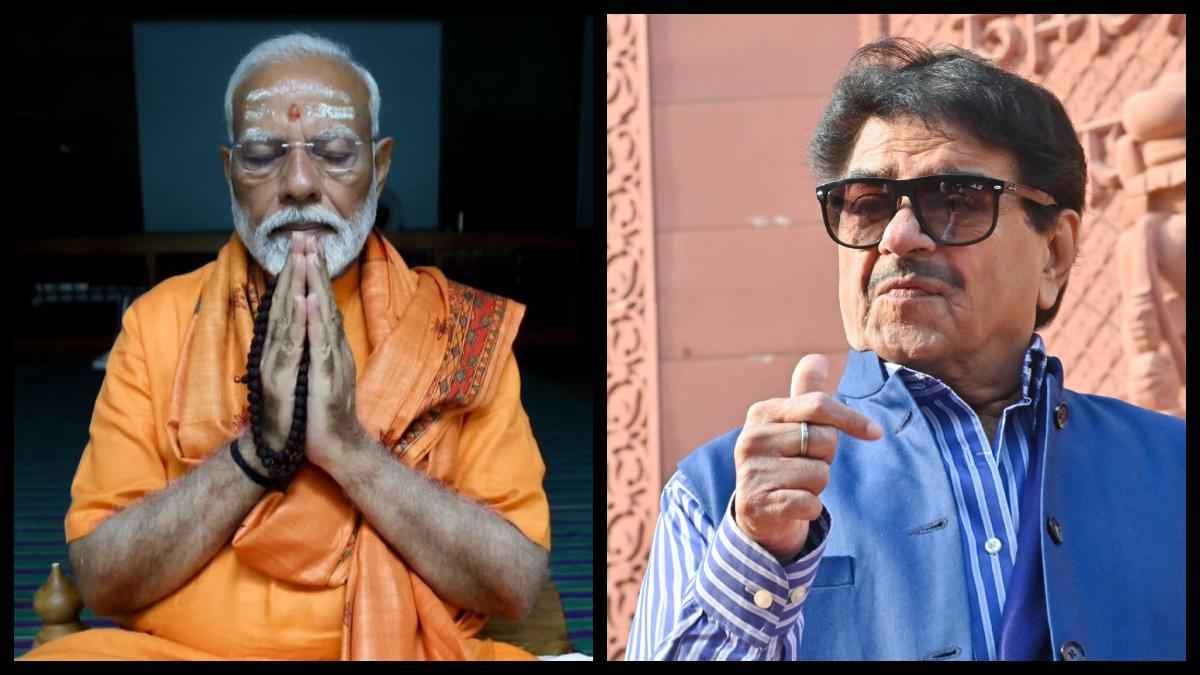 PM Narendra Modi And Shatrughan Sinha