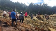 Papua New Guinea Landslide Rescue Operation