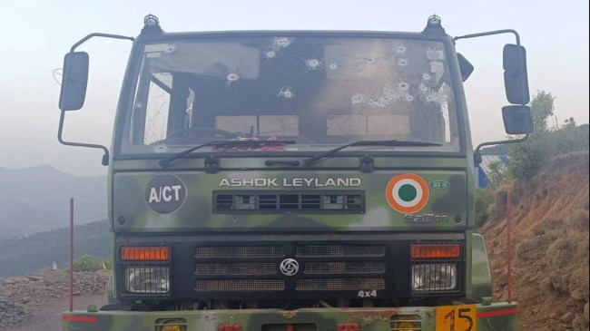 Poonch Terror Attack Jammu Kashmir Indian Air Force Convoy Poonch Terror Attack Jammu Kashmir Indian Air Force Convoy