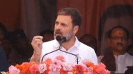 Rahul Gandhi Rally Stage Damaged Video Viral