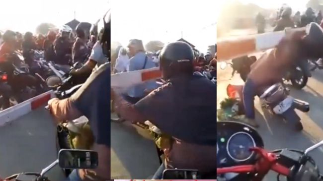 Railway Crossing Viral Video Railway Crossing Viral Video