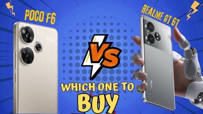 Realme GT 6T Vs POCO F6
