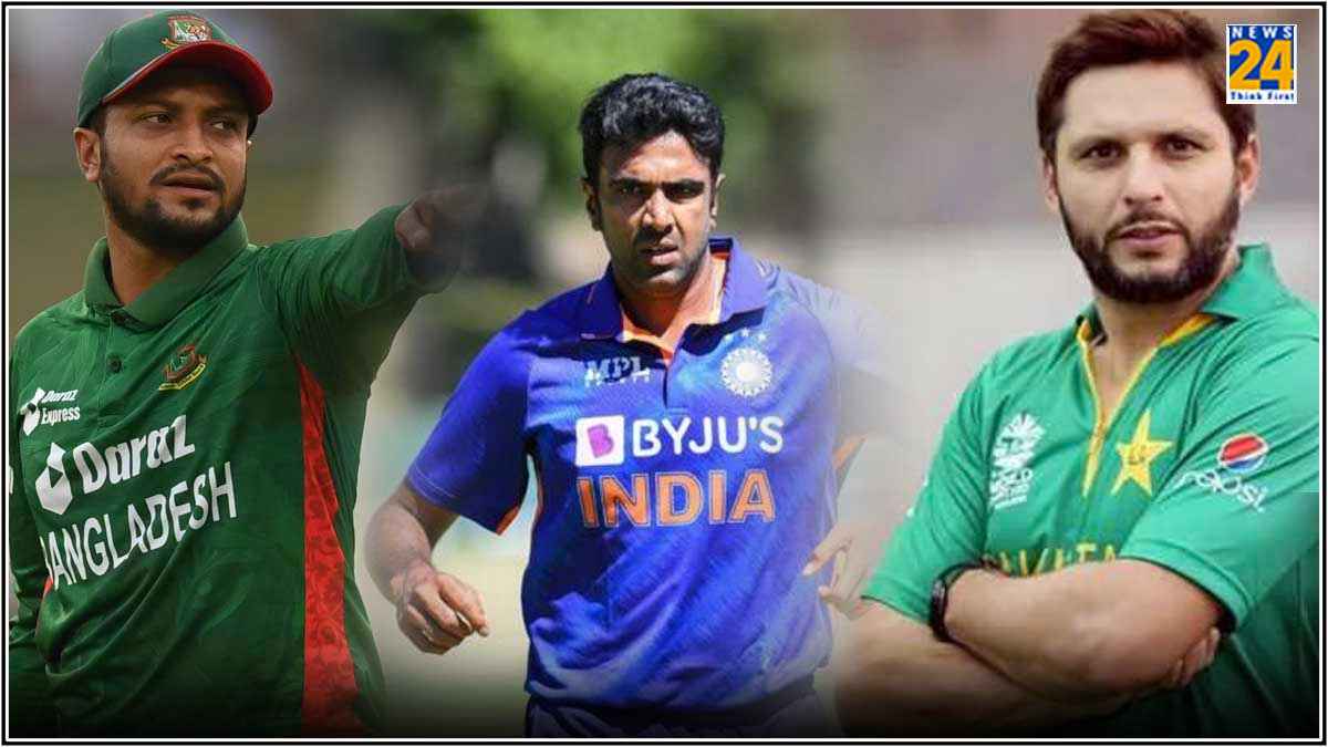 most wickets in T20 World Cup Shakib Al Hasan Shahid Afridi Ravichandran Ashwin