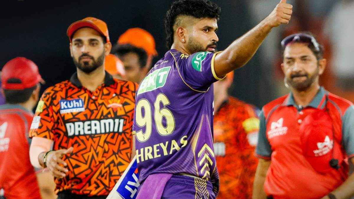 Shreyas Iyer KKR vs SRH