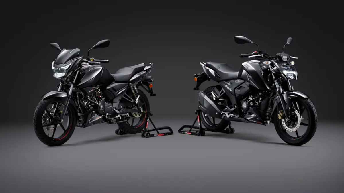 TVS Apache का नया Black Dark Edition भारत में हुआ लॉन्च, कीमत 1.20 लाख