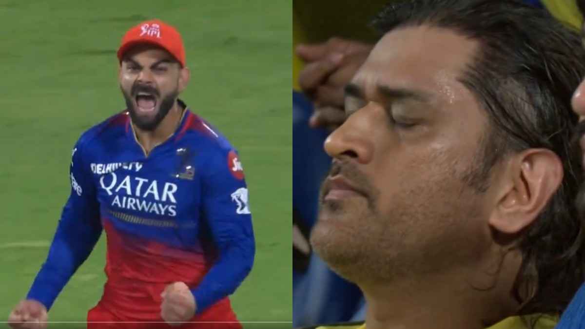 Virat Kohli MS Dhoni RCB vs CSK