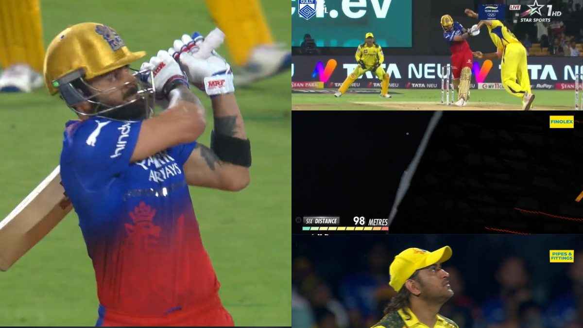 Virat Kohli Six RCB vs CSK