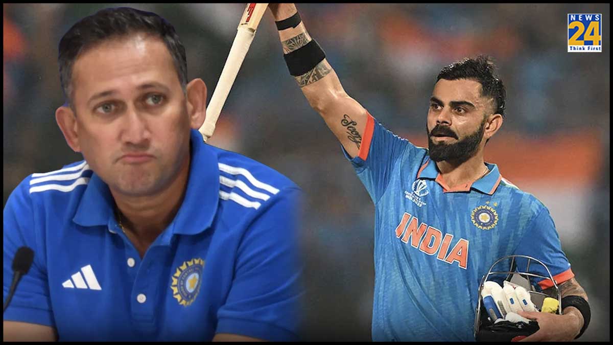 Virat Kohli and Ajit agarkar