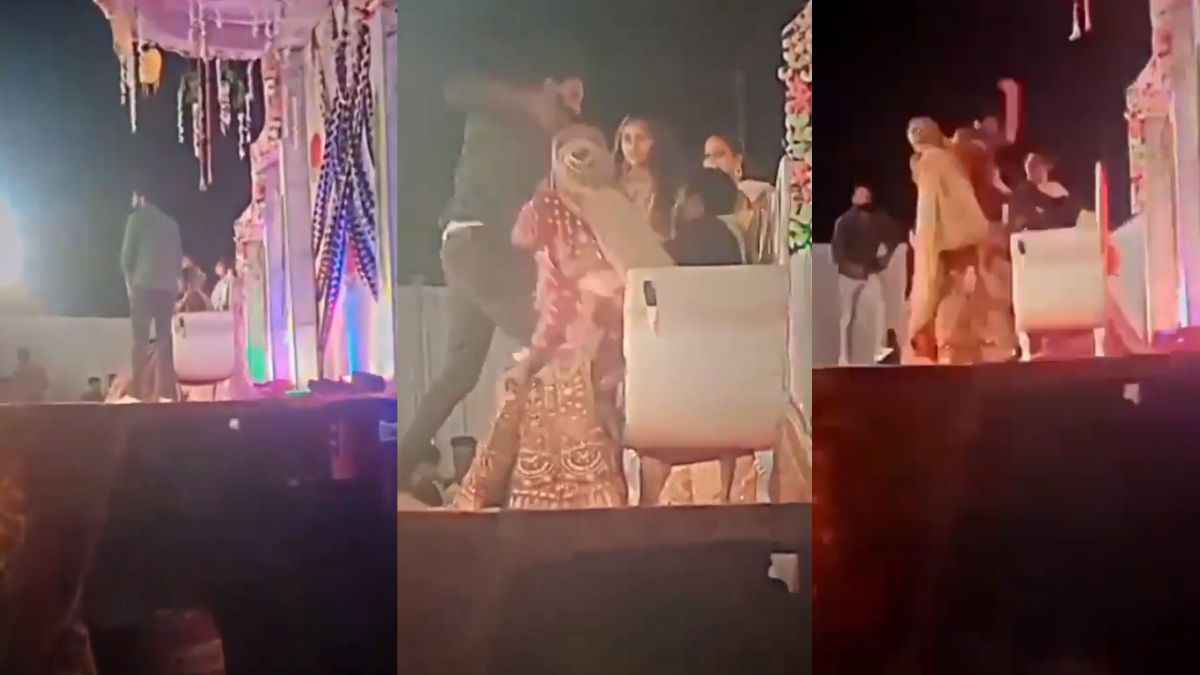 Video : दुल्हन के Ex ने स्टेज पर दूल्हे पर बरसाए मुक्के ही मुक्के! सन्न रह गए सब
