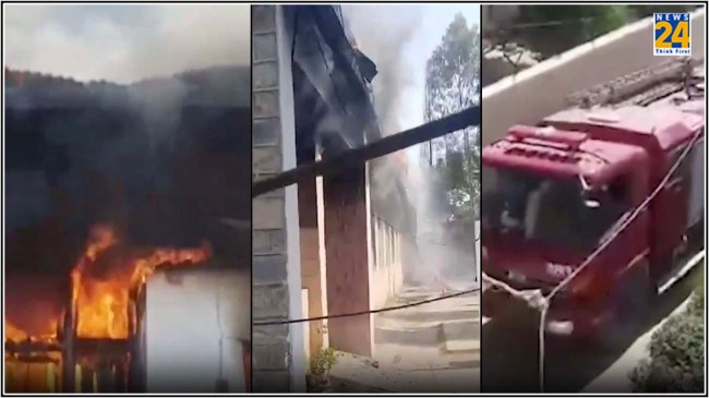 Fire Breaks Out At Girls' School In Pakistan's Khyber Pakhtunkhwa, Pakistan