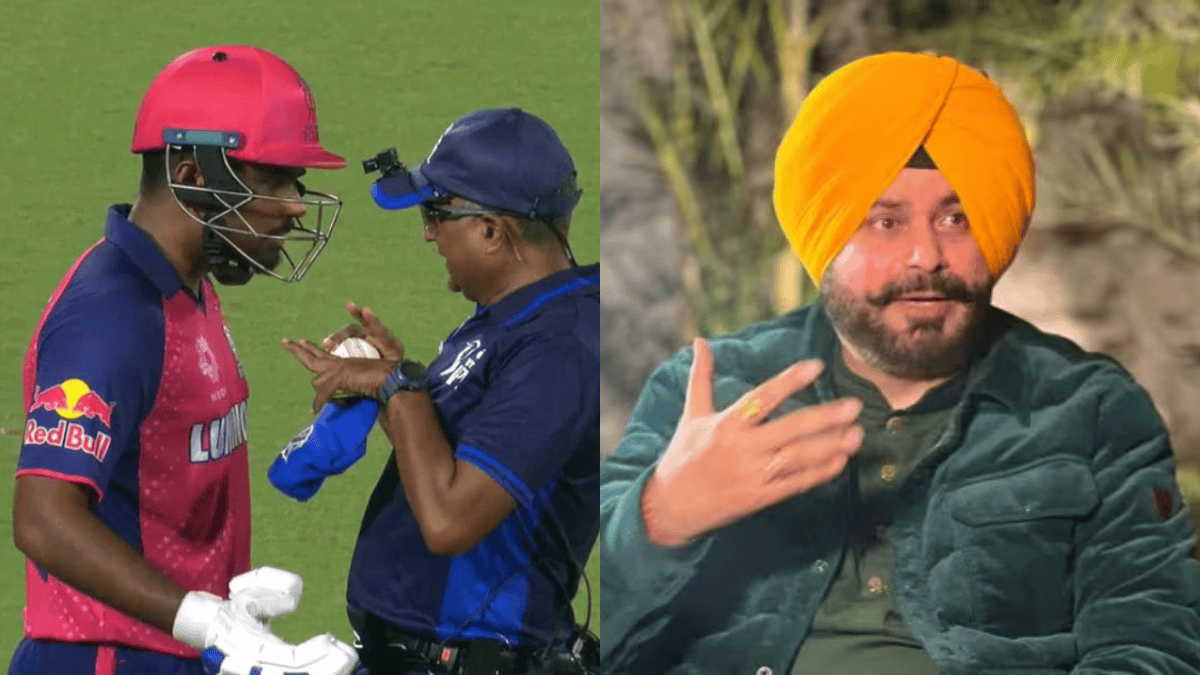 ipl 2024 navjot singh sidhu expresses disbelief dismissal sanju samson dc vs rr