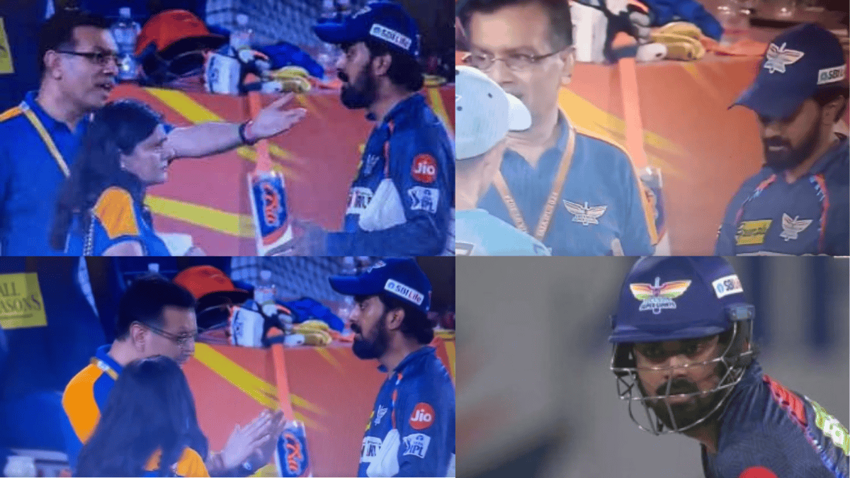 ipl 2024 srh vs lsg kl rahul sanjiv goenka viral video fans support lsg captain