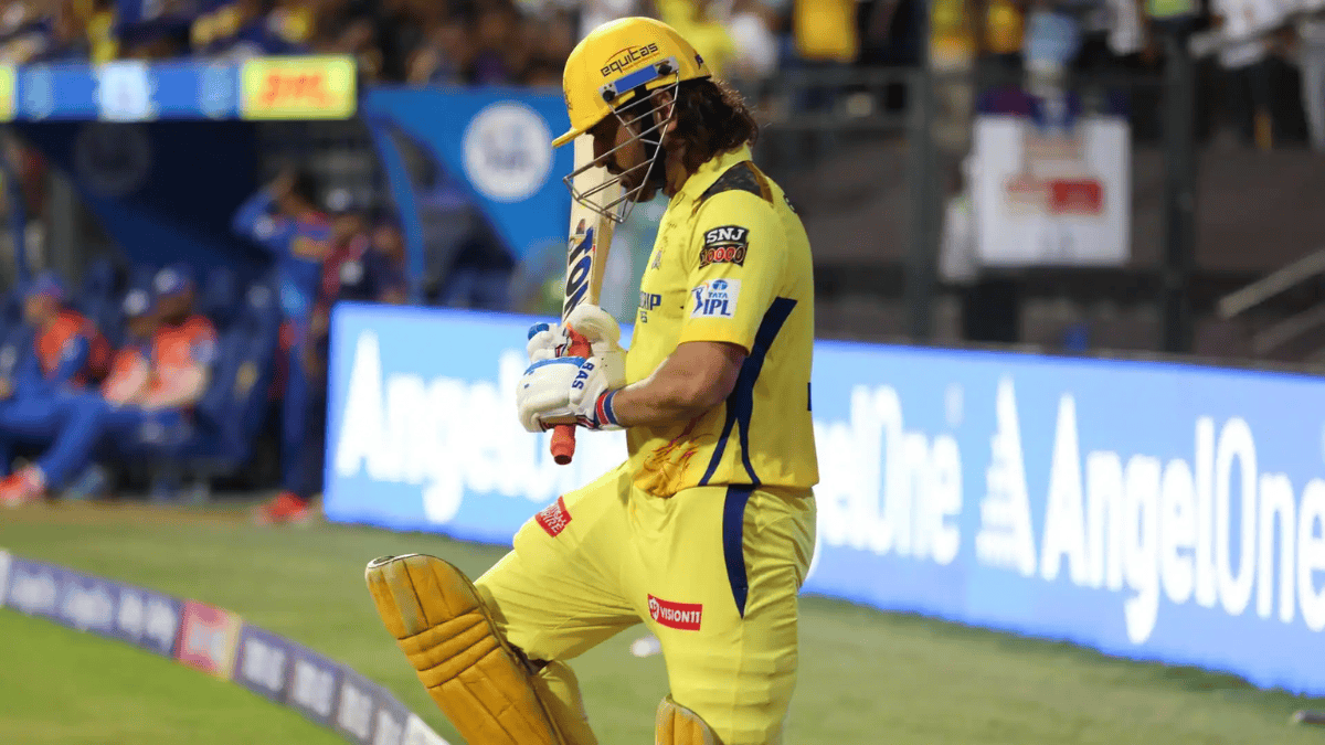 ipl 2024 gt vs csk ms dhoni fans reaction bat at number eight social media