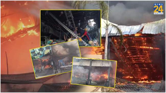 Massive fire in TRP game zone Rajkot Gujarat Massive fire in TRP game zone Rajkot Gujarat
