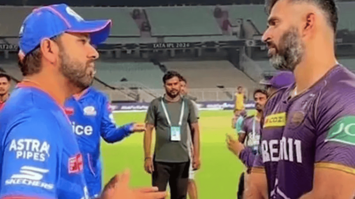 KKR vs MI: मैच से पहले रोहित शर्मा और अभिषेक नायर का वीडियो वायरल, केकेआर ने कर दिया डिलीट