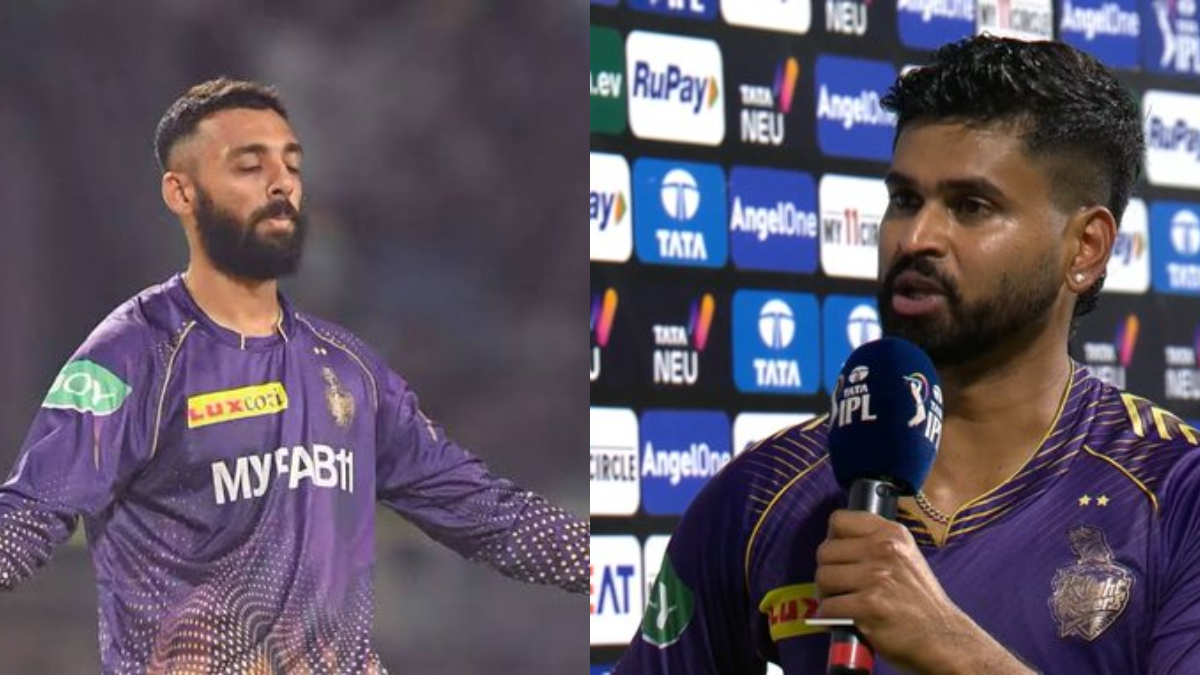 ipl 2024 kkr vs mi shreyas iyer reaction varun chakravarthy