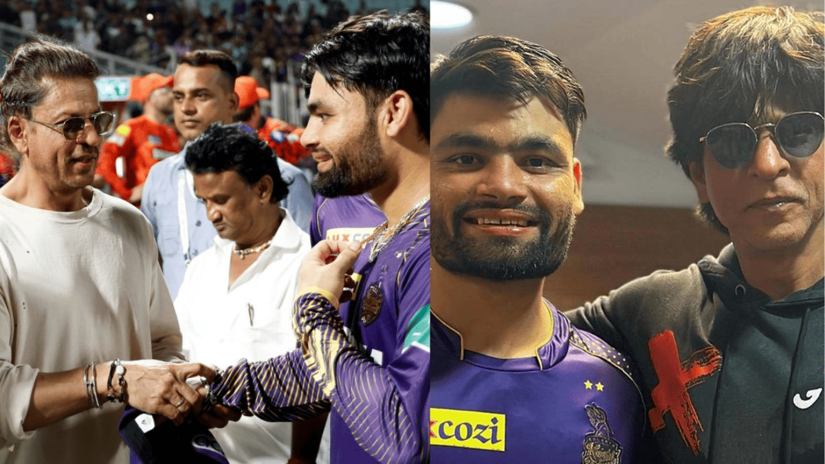 t20 world cup 2024 team india squad shah rukh khan stands rinku singh viral video