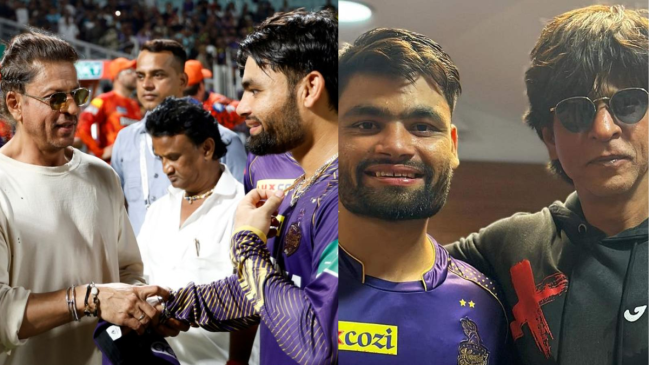 t20 world cup 2024 team india squad shah rukh khan stands rinku singh viral video