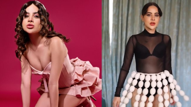 Urfi Javed Viral Egg Dress