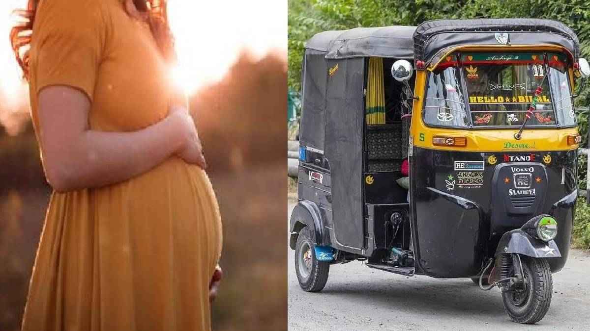 women delivery auto rickshaw