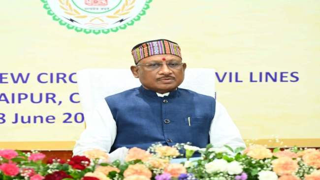 CM Vishnudev Sai Attended Unified Command Meeting