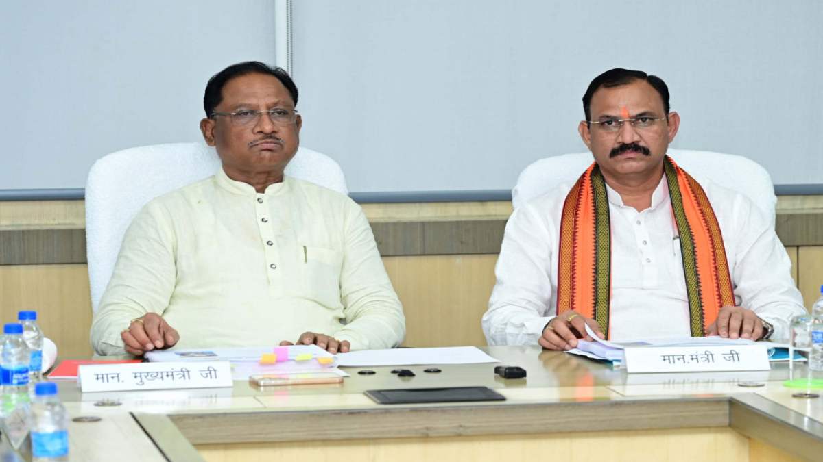CM Vishnudev Sai Review Meeting With Health Department