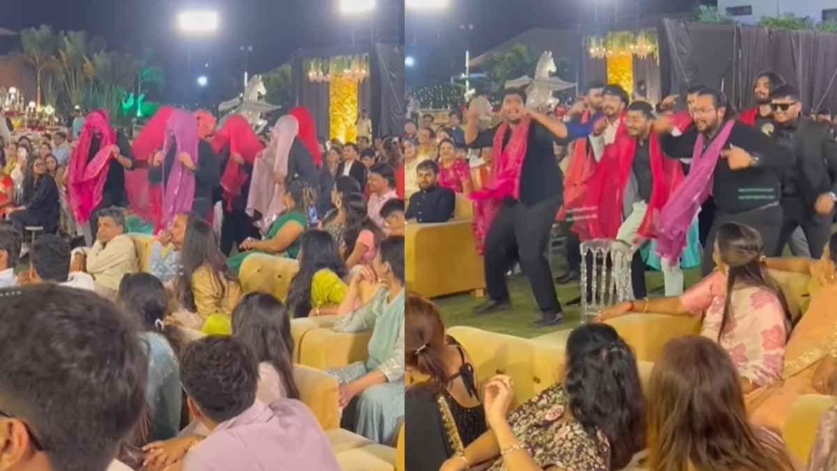 दोस्त की शादी में लड़कों के ग्रुप ने किया गजब डांस, देखती रह गई पूरी बरात; वीडियो हो रहा वायरल
