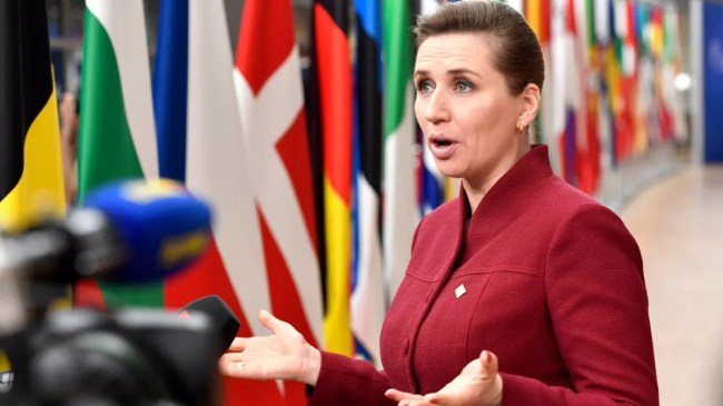 Danish Prime Minister Mette Frederiksen