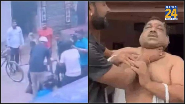 Nitish Kumar Leader Assault Video Viral Bihar JDU Nitish Kumar Leader Assault Video Viral Bihar JDU