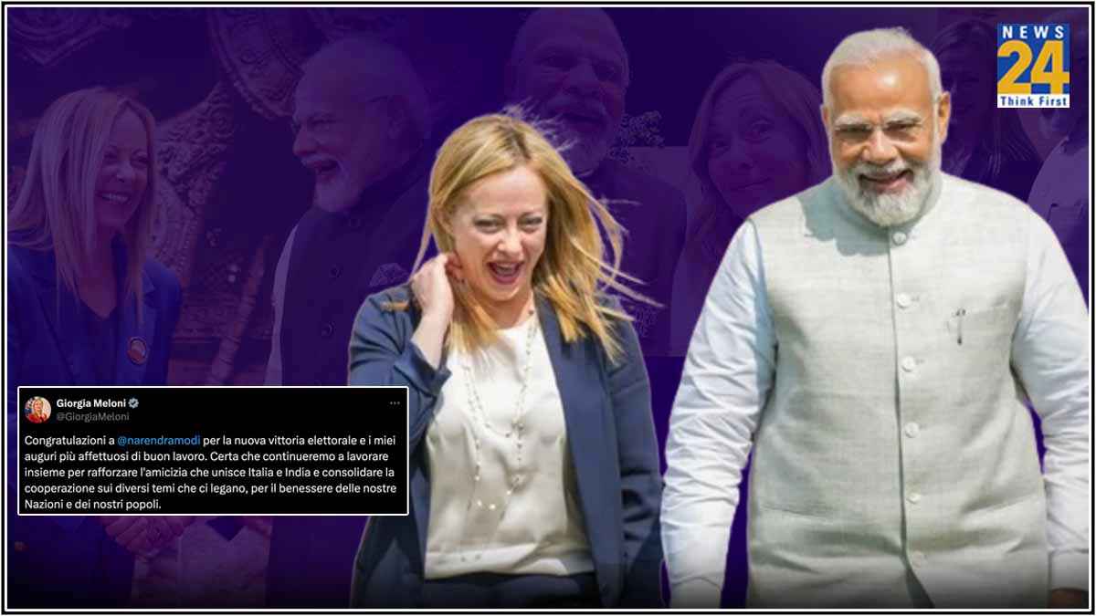इटली की पीएम Giorgia Meloni ने पीएम मोदी संग शेयर की तस्वीर, प्रधानमंत्री ने दिया ऐसा रिएक्शन
