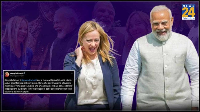 Giorgia Meloni-Modi
