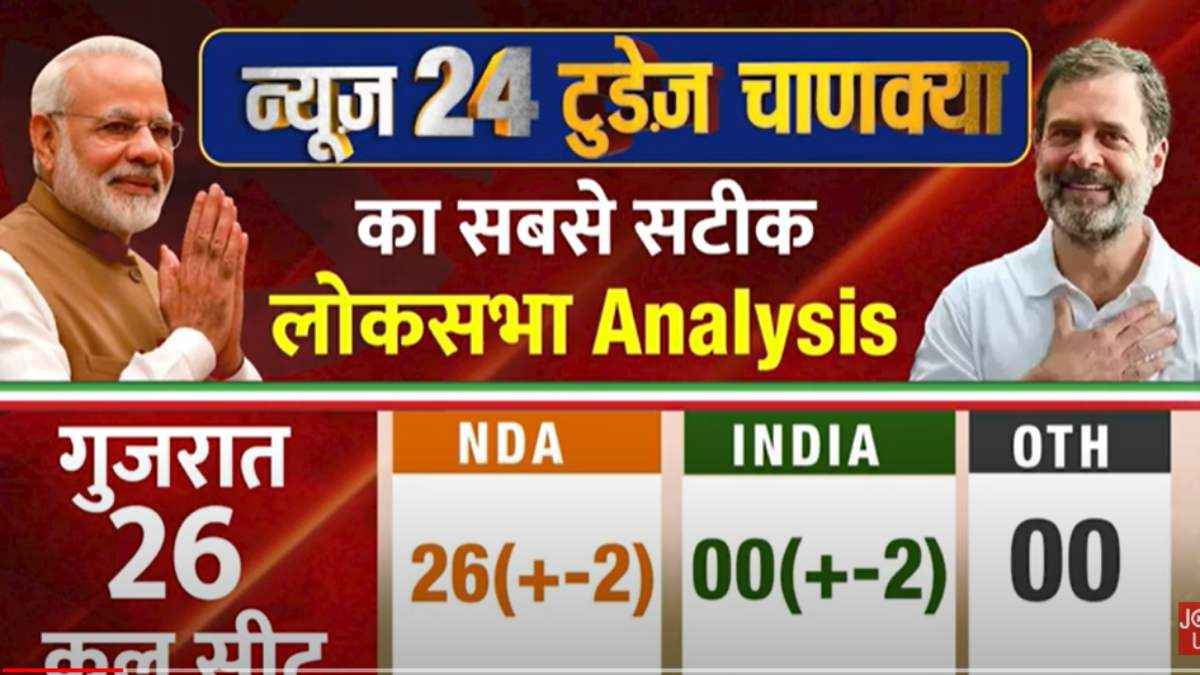 Gujarat Lok Sabha Election Exit Poll Results 2024: गुजरात में NDA ने सबको चौंकाया