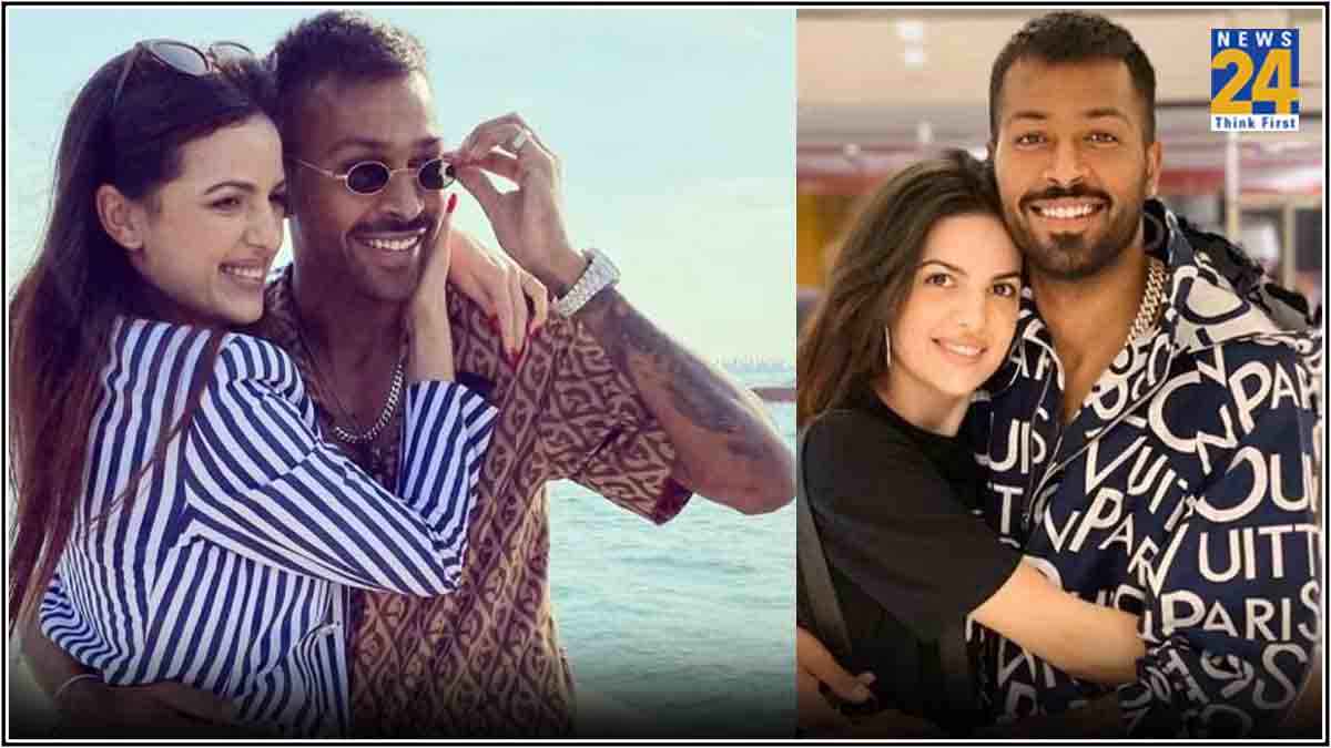 Hardik Pandya and Natasa Stankovic