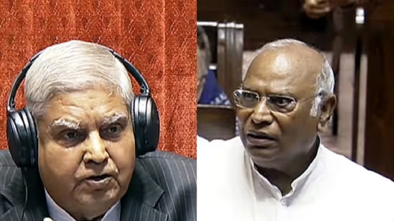 Jagdeep Dhankhar Vs Mallikarjun Kharge