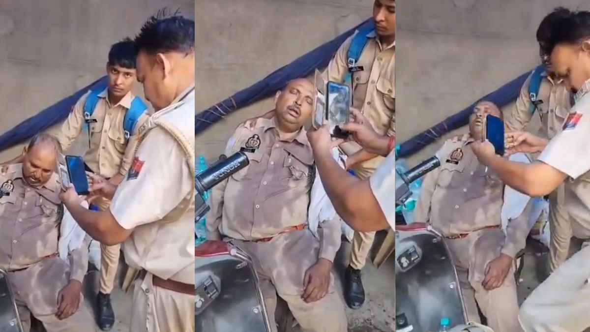 शर्मनाक! हीट स्ट्रोक से बेहोश हुआ कॉन्स्टेबल, वीडियो बनाता रहा दारोगा; हो गई मौत
