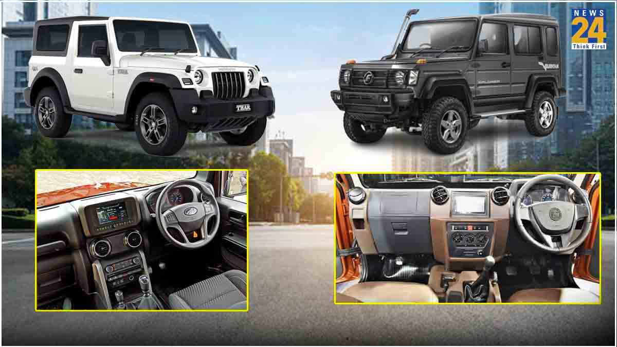 Mahindra Thar Force Motors Gurkha Inter