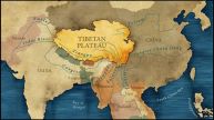Map India China Tibet
