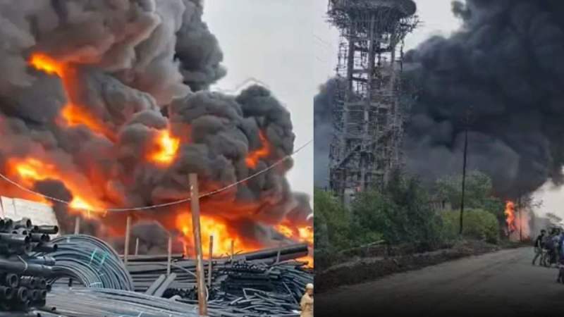 Massive Fire Broke in Pithampur Factory