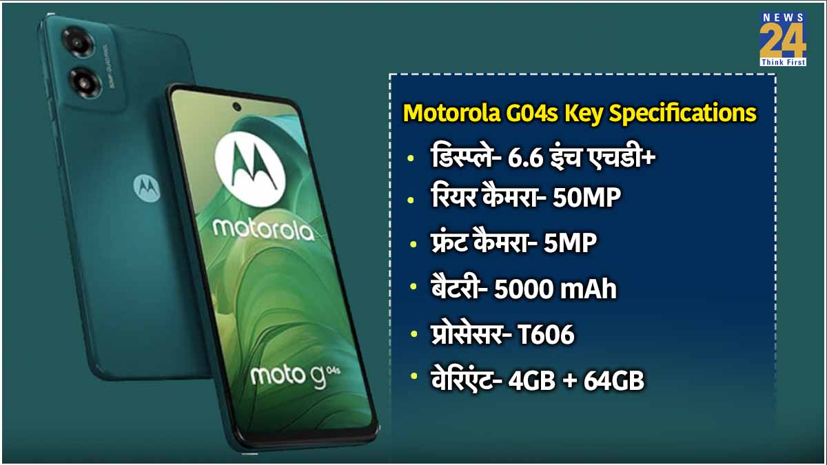 Motorola g04s Key Specs