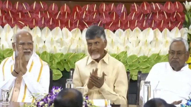PM Modi Chandrababu Naidu TDP Nitish Kumar JDU