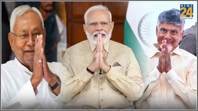 Nitish Kumar, Narendra Modi, Chandrababu Naidu