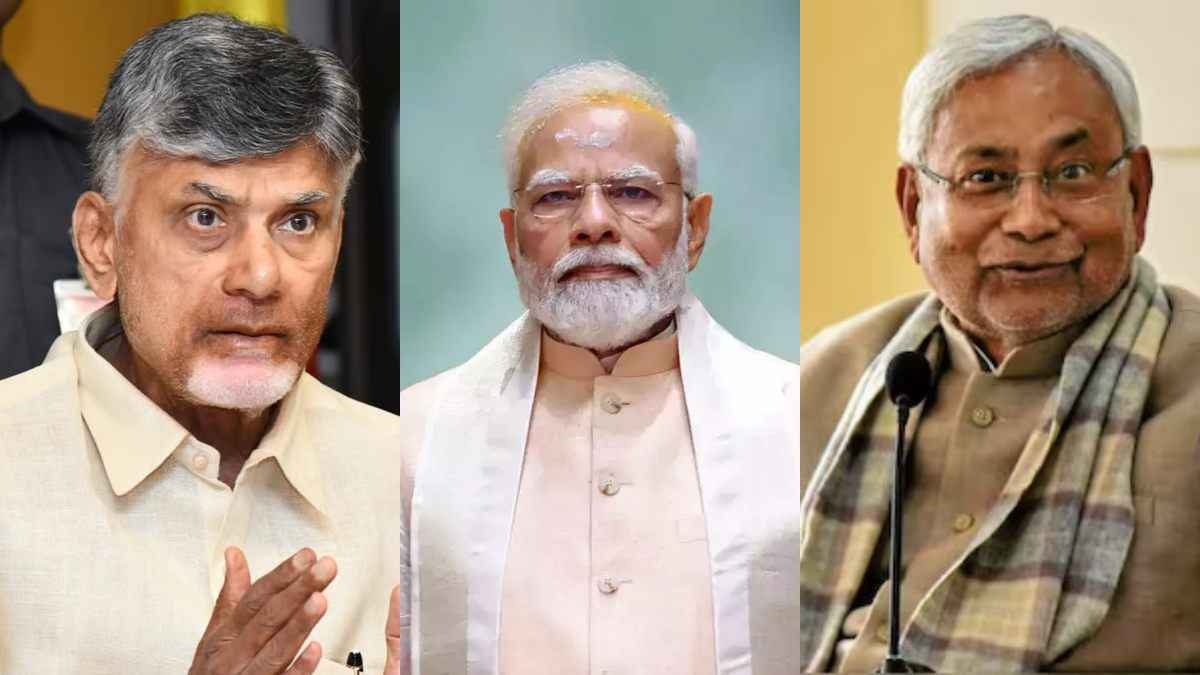 Nitish Kumar Chandrababu Naidu Narendra Modi