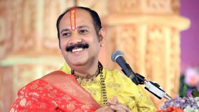 Pandit Pradeep Mishra Controversial Statement on Radharani Pandit Pradeep Mishra Controversial Statement on Radharani