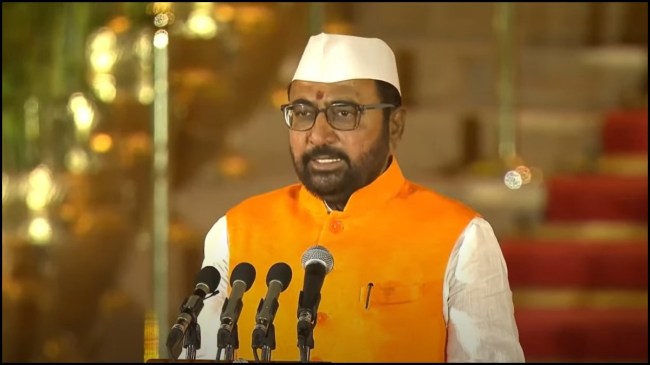 Prataprao Jadhav Taking Oath