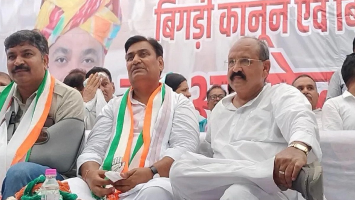 Rajasthan Congress Protest